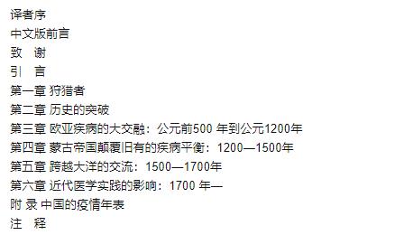 《瘟彝婧历史上的传播与防控》书籍推荐